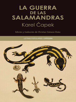 cover image of La guerra de las salamandras